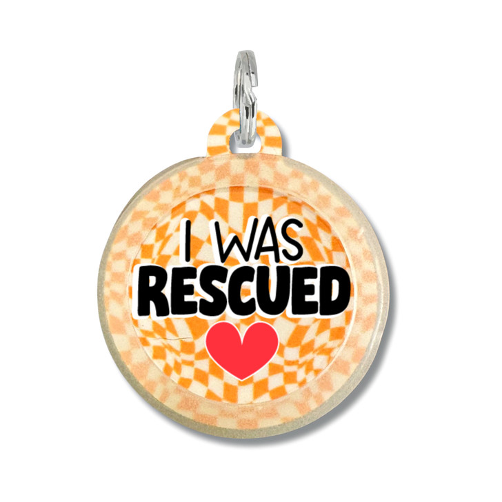 I Was Rescued - Comfort Dog Tag