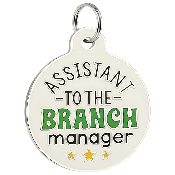 Assistant to the Branch Manager- Enamel Dog Tag