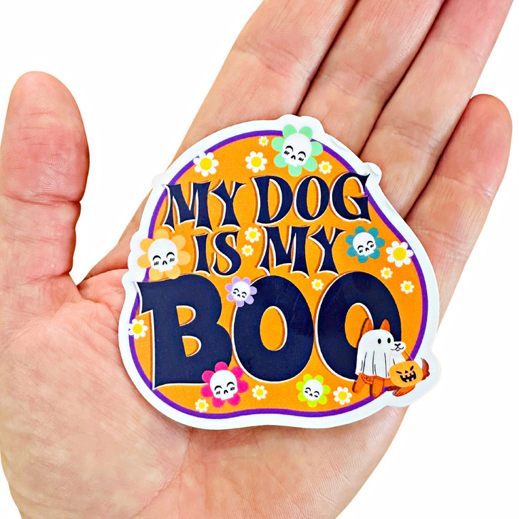 My Dog is my Boo Halloween Sticker