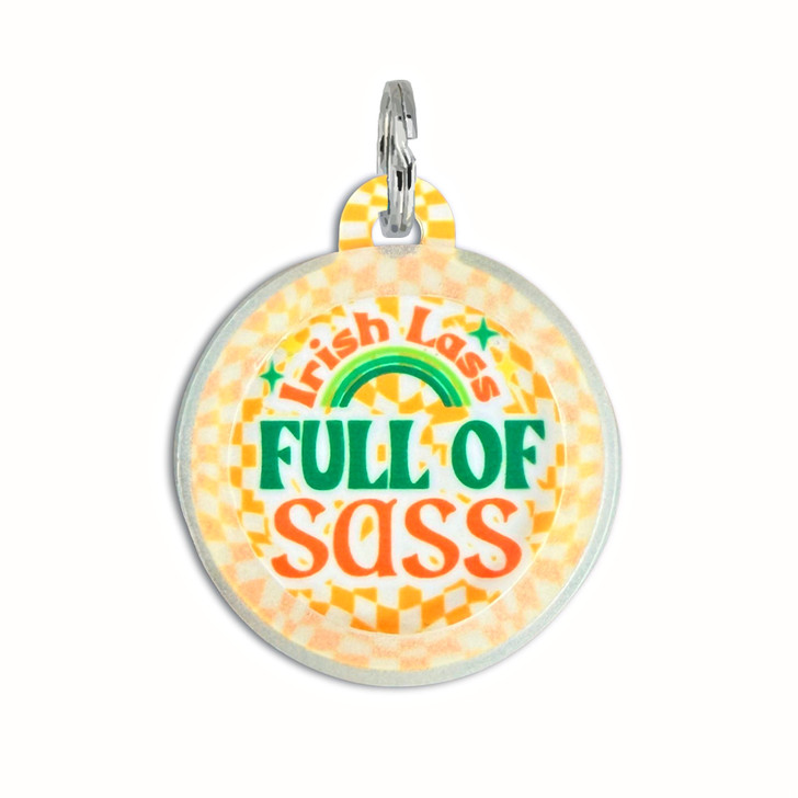 Irish Lass Full of Sass - Silent Dog Tag