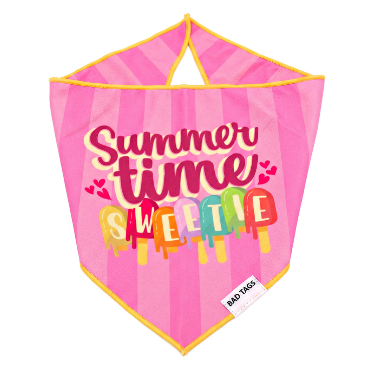 The Summertime Sweetie - Reversible Cooling Dog Bandana