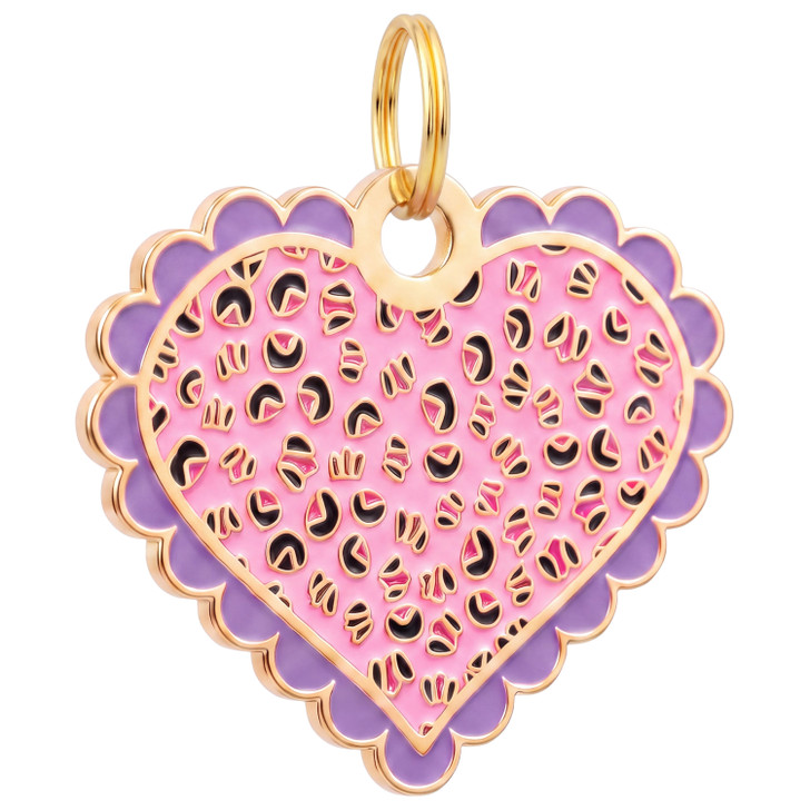 The Dolly - Gold Enamel Dog Tag