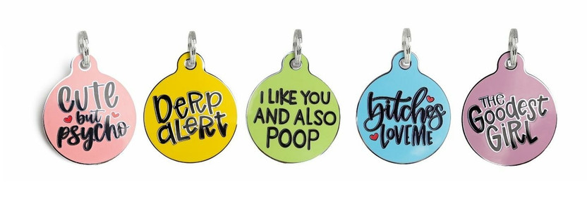 Bad Tags Launches a New Enamel Pet ID Tag Line