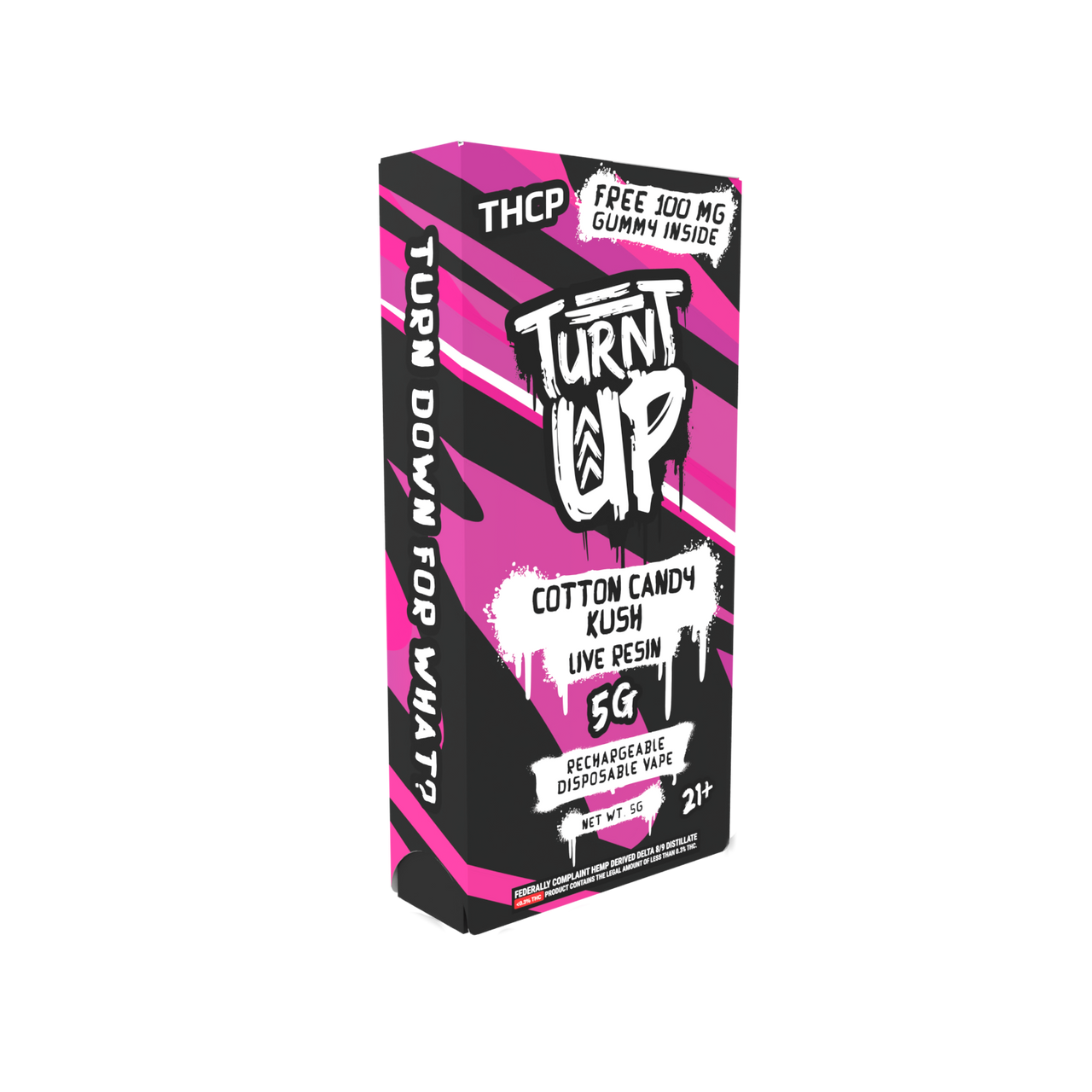 Turnt Up - 5g THCP Vape - Cotton Candy Kush