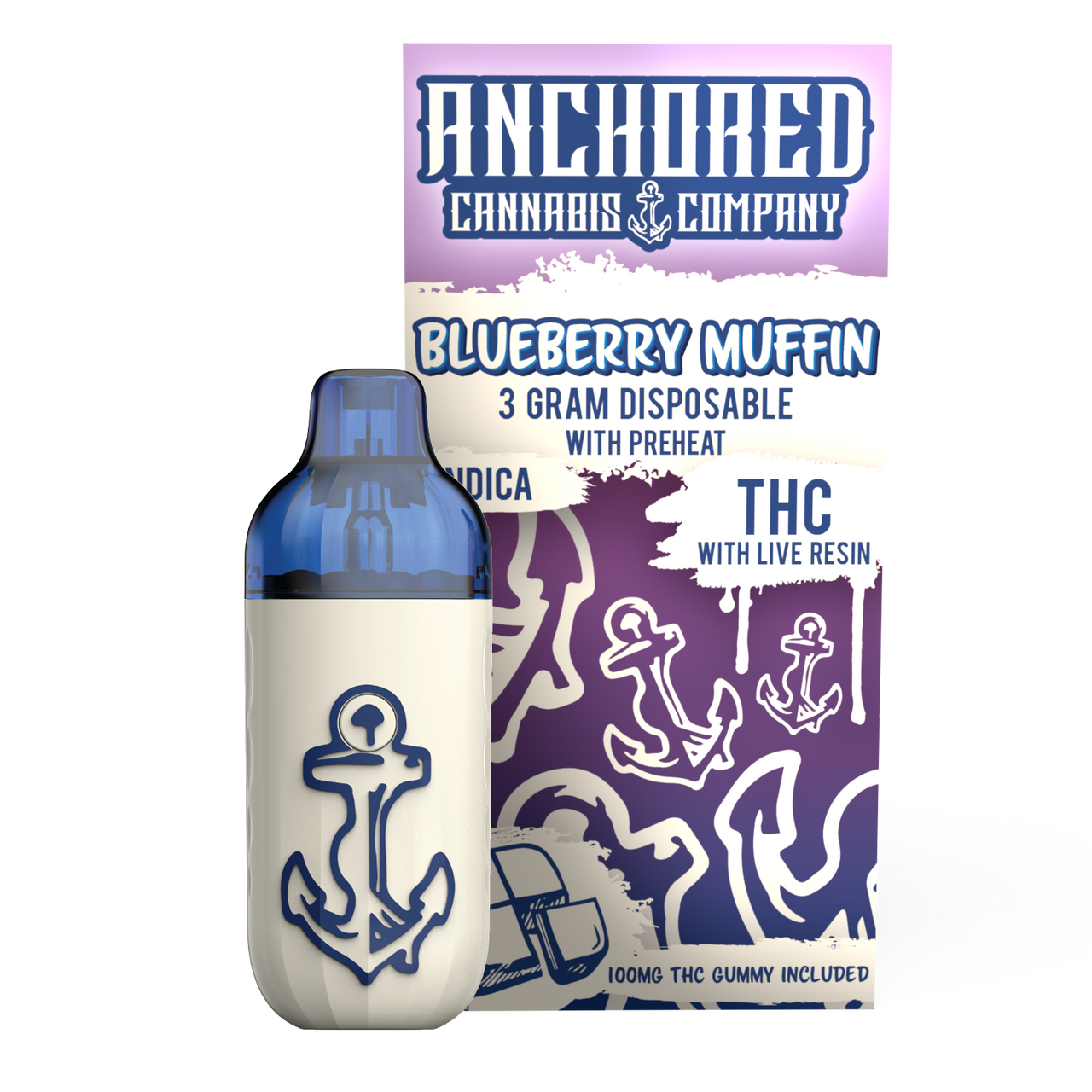 hhc vape blueberry HHC-P disPOD Blueberry 1ml main image 1