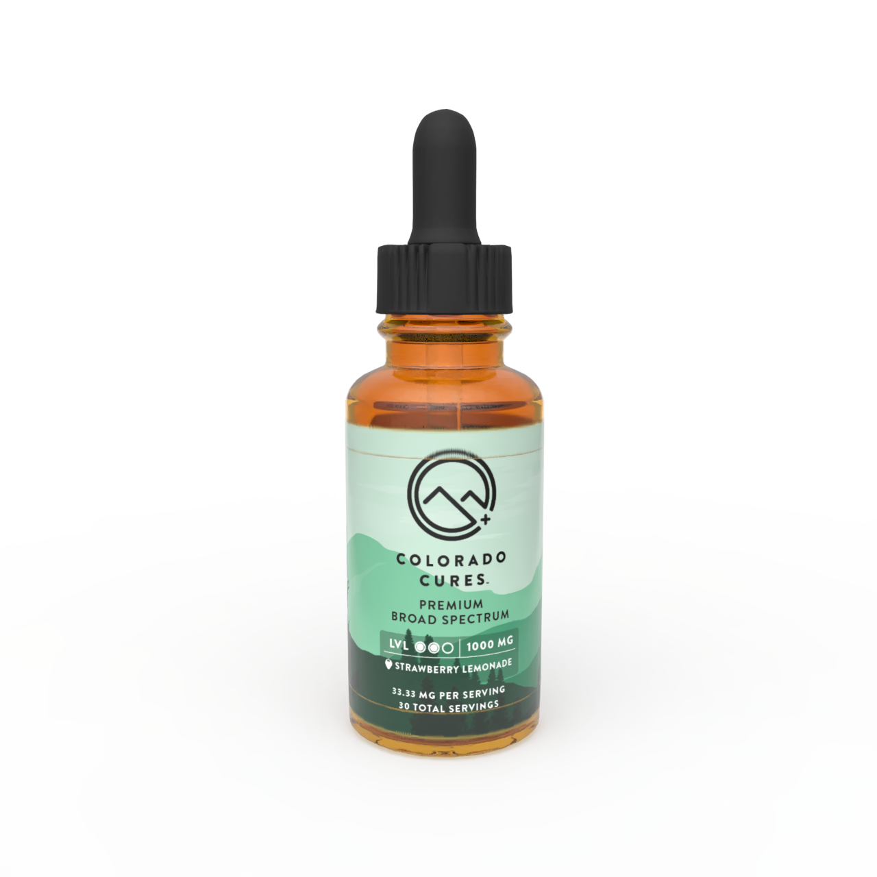 1000mg Strawberry Lemonade Broad‑Spectrum CBD Tincture – 30ml