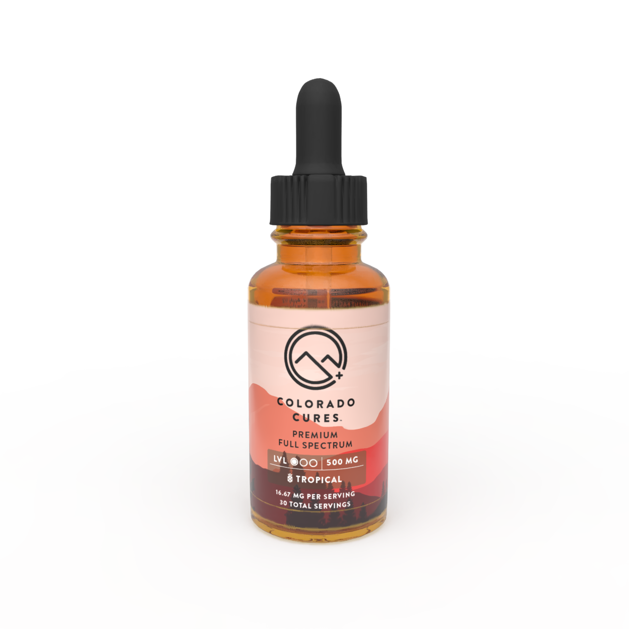 500mg Tropical Full‑Spectrum CBD Tincture – 30ml | Colorado Cures