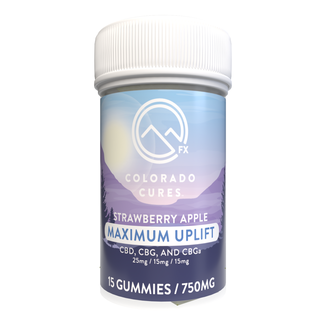 COLORADO CURES FX MAXIMUM UPLIFT GUMMIES 750MG 15PK