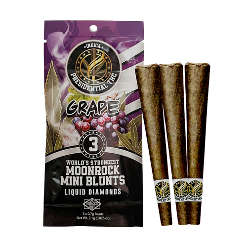 Presidential THC - Mini Blunts - Grape - 3CT