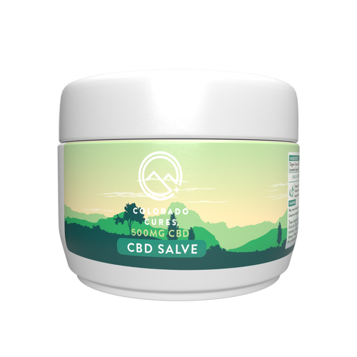 Colorado Cures - 500mg Isolate CBD Salve - Unscented - 4oz