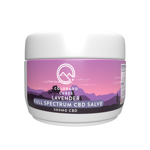 Lavender Full Spectrum Coconut Salve - 500mg 4oz