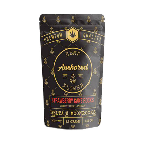 ANCHORED - DELTA 8 MOONROCKS - STRAWBERRY CAKE ROCKS