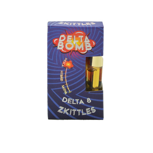 DELTA BOMB - DELTA 8 CARTRIDGE - ZKITTLES 1G Disposable Vapes