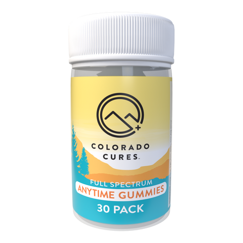 Colorado Cures 30ct. Anytime Gummies. Full spectrum cbd gummies