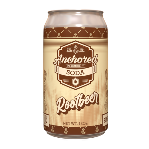 ANCHORED - DELTA 9 SODA - ROOT BEER - 30MG Delta 9 soda