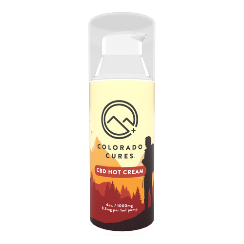 1000mg Isolate CBD Hot Cream 4oz cbd cream