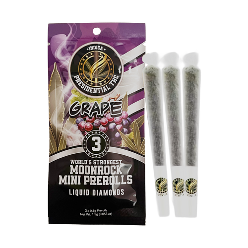 Presidential THC - Mini Prerolls - Grape - 3CT