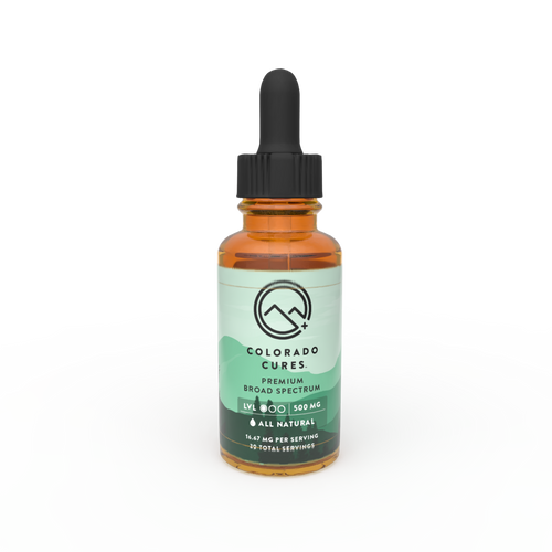 500mg Broad Spectrum Tincture - All Natural - 30mL
