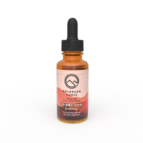 Colorado Cures - Tincture - 1000mg Full Spectrum Tropical 30mL