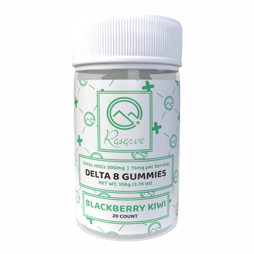 Colorado Cures Reserve - Delta 8 Blackberry Kiwi Gummies - 20ct
