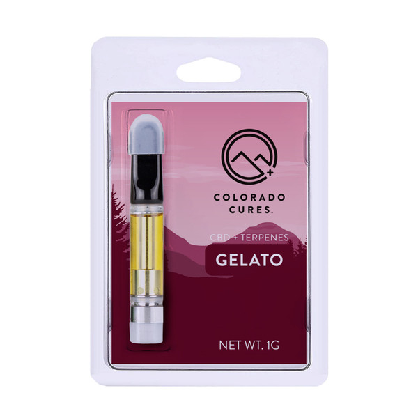 Broad Spectrum CRD Vape Cartridge - Gelato 1g