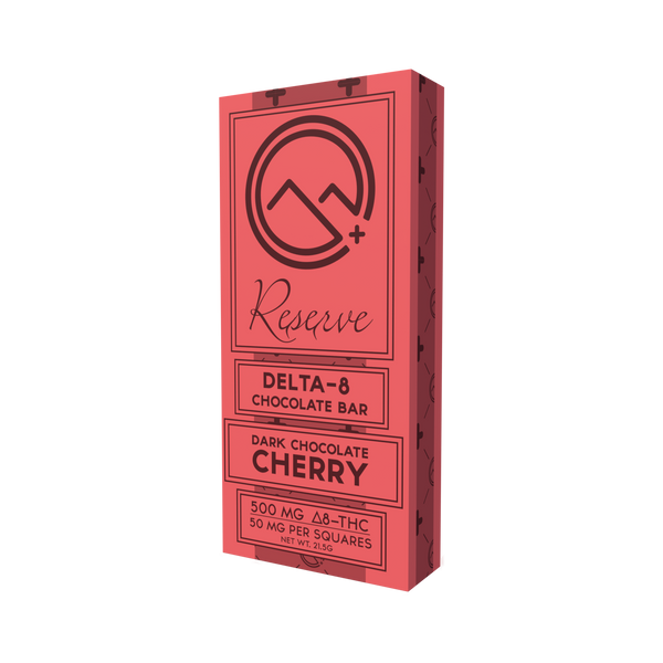 Colorado Cures RESERVE - Edible - DARK CHOCOLATE CHERRY delta 8 Chocolate Bars 500MG