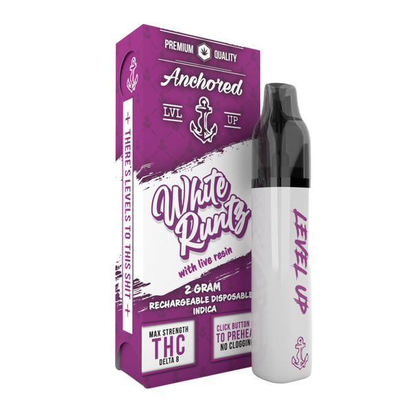 Anchored Cannabis Co. White Runtz Delta 8 vape