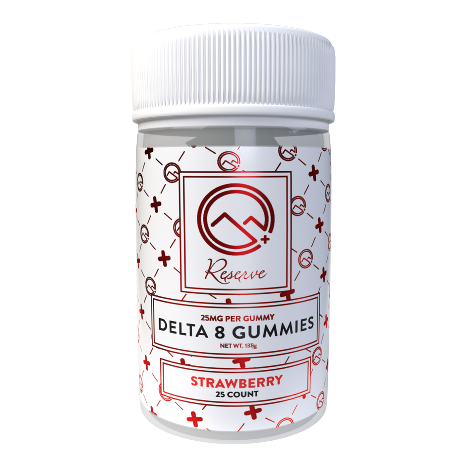 Colorado Cures Reserve Delta 8 Gummies Strawberry Gummies 625mg 25ct