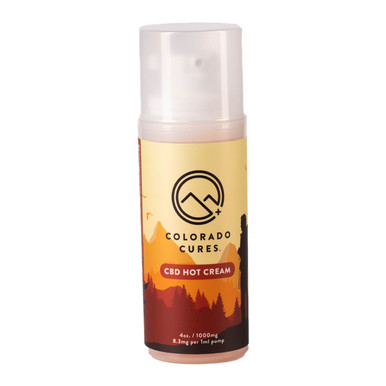 1000mg CBD Hot Cream 4oz – Warming | Colorado Cures