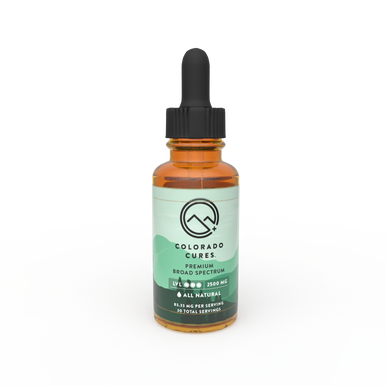 2500mg All Natural Broad‑Spectrum CBD Tincture – 30ml | Colorado Cures