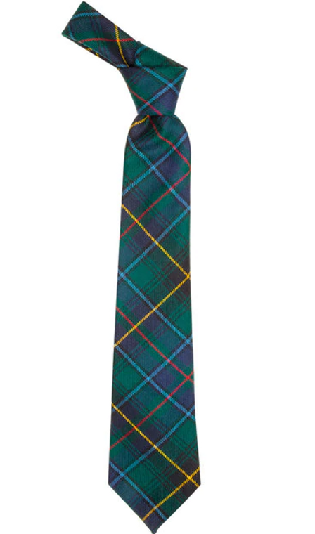 MacInnis Hunting Scottish Tartan Plaid Tie For Men | 100% Worsted Wool | Made in Scotland
