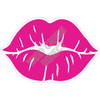 Kiss Lips - Hot Pink - Style A - Yard Card