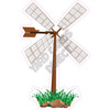 Windmill   - Style A - Yard Card