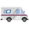 Post Office Truck - Style A - Yard Card