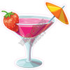 Strawberry Martini - Style A - Yard Card
