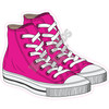 Shoes - Basketball - Hot Pink - Style A - Yard Card