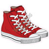 Shoes - Basketball - Red - Style A - Yard Card