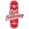 Statement - Skateboarding - Red - Style A - Yard Card