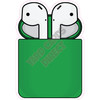 Wireless Earbuds - Medium Green - Style A - Yard Card