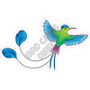 Marvelous Spatuletail Hummingbird - Style A - Yard Card