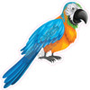 Blue Winged Parrot - Style B - Yard Card