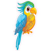 Blue Winged Parrot - Style C - Yard Card