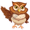 Brown Owl - Style B - Yard Card