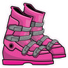 Snowboard Boots - Hot Pink - Style A - Yard Card