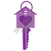 Home Keys - Purple - Style A - Yard Card