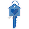 Home Keys - Blue - Style A - Yard Card