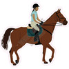 Horse Rider - Dark Skin - Style B - Yard Card