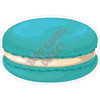 Macaroon - Teal - Style A - Yard Card