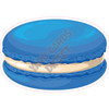 Macaroon - Medium Blue - Style A - Yard Card