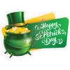 Statement - Happy St. Patricks Day - Style F - Yard Card